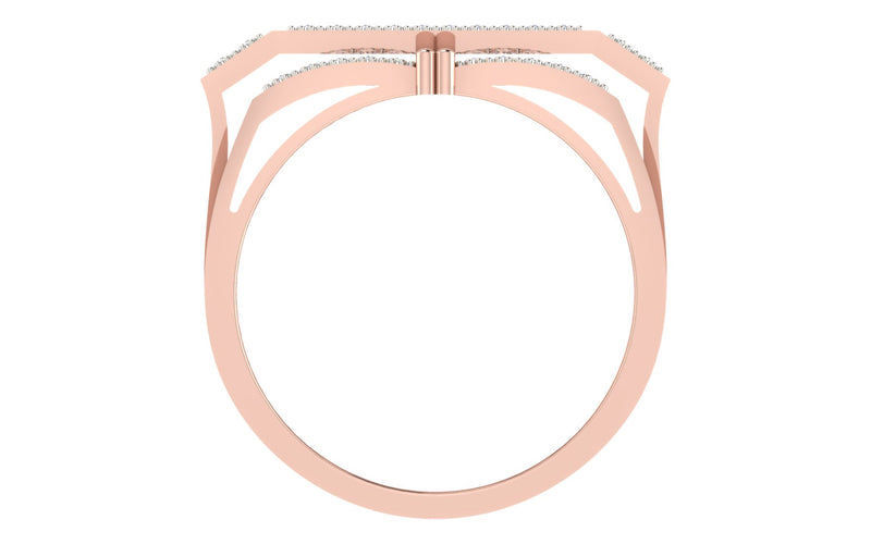 men's ring in gold and diamond