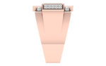 men's ring in gold and diamond