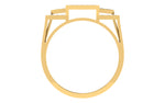 men's ring in gold and diamond