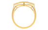 men's ring in gold and diamond
