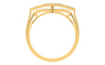 men's ring in gold and diamond