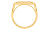 men's ring in gold and diamond
