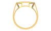 men's ring in gold and diamond