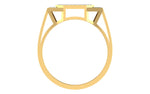 men's ring in gold and diamond