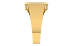 men's ring in gold and diamond
