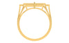 men's ring in gold and diamond