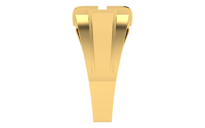 men's ring in gold and diamond