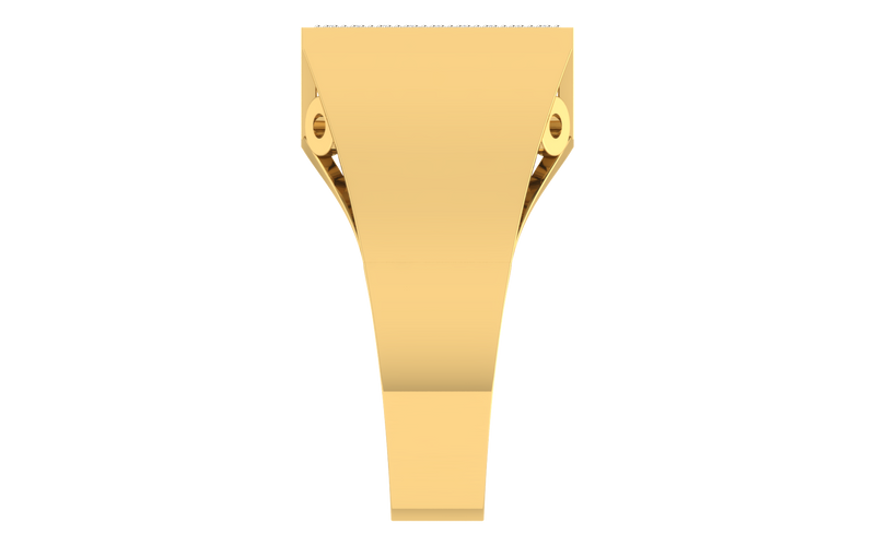 men's ring in gold and diamond