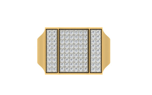 men's ring in gold and diamond