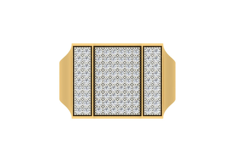 men's ring in gold and diamond