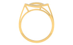 men's ring in gold and diamond