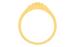 men's ring in gold and diamond