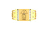 men's ring in gold and diamond