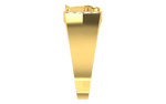 men's ring in gold and diamond