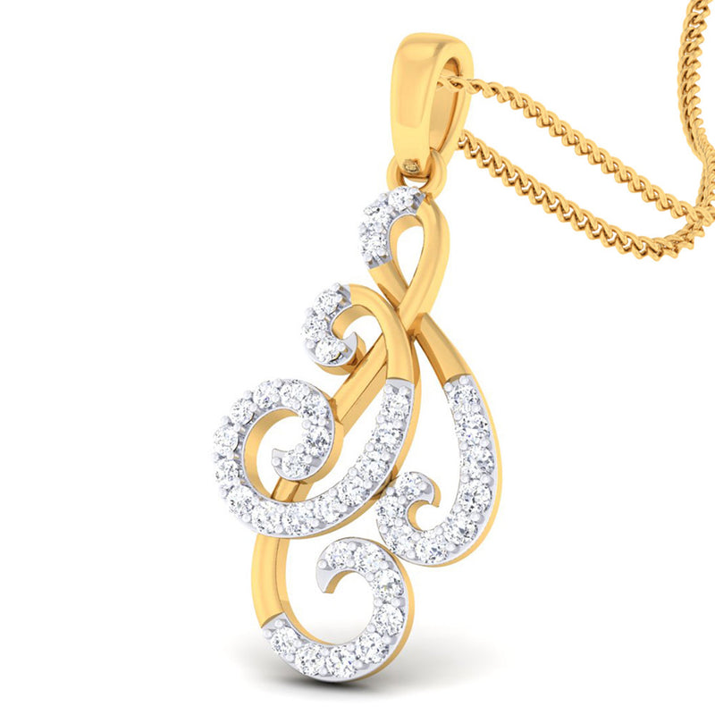 women's pendant in gold