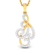 women's pendant in gold
