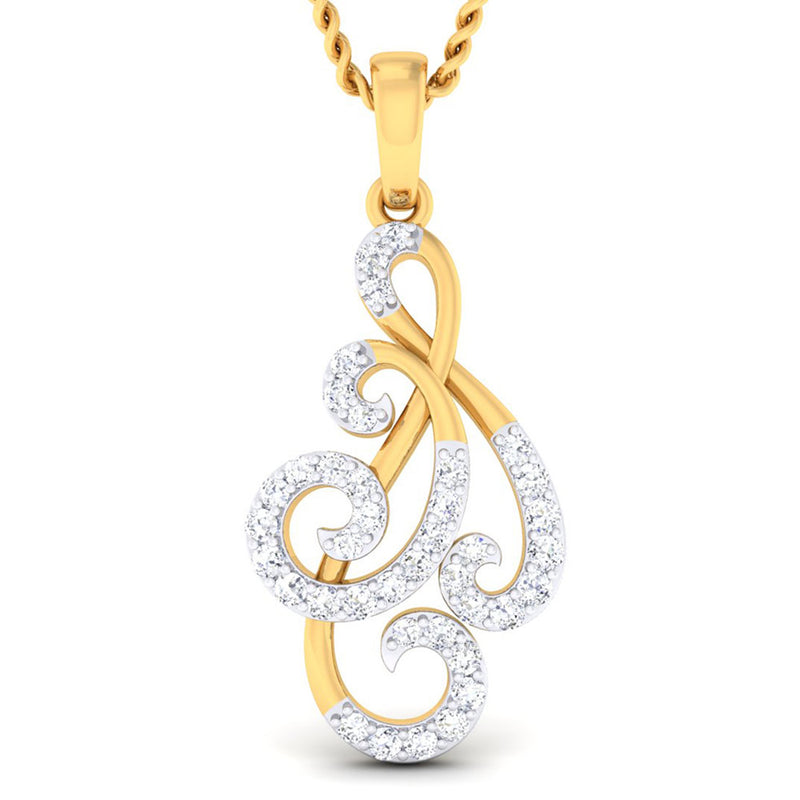 women's pendant in gold