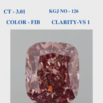 Cushion Intense Brown Solitaire Diamond