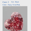 Fancy Pink Heart Solitaire Diamond