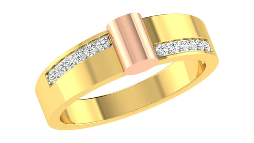 gold and diamond couple bands