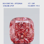 Pink Cushion Brilliant Solitaire Diamond