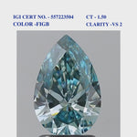 Pear shaped Solitaire Diamond
